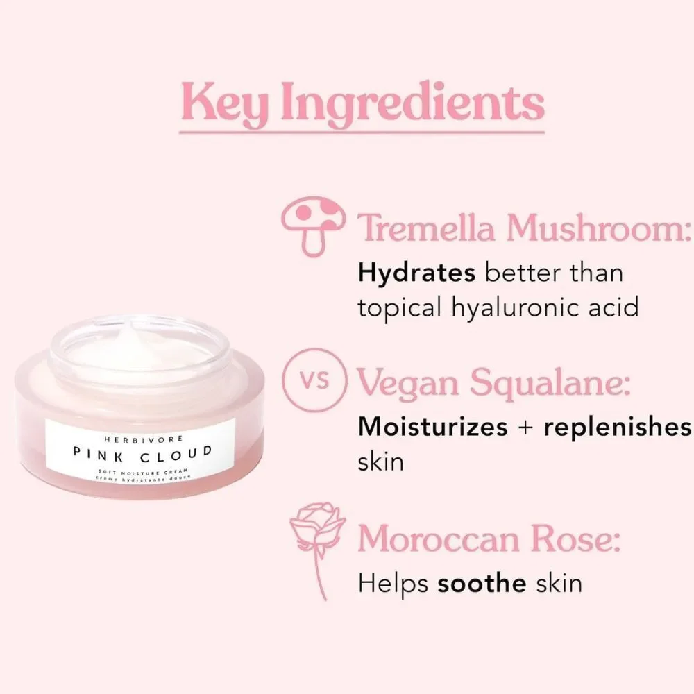 Herbivore Pink Cloud Soft Moisture Cream (Plumping & Deeply Hydrating)